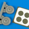Aires 4561 Fw 189 wheels & paint mask 1/48