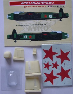Kora Model CSD7226 Avro Lancaster B Mk.I Detail set&amp;decal (HAS) 1/72