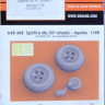 Eduard 648468 BRASSIN 1/48 Spitfire Mk.XIV wheels 4-spoke (AIRF)