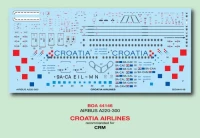 Boa Decals 44146 Decals A220-300 Croatia Airlines (CRM) 1/144