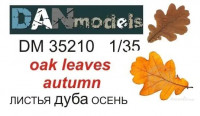 Dan models 35210 Модельные (макетные) дублвые листья (осенние) для диорам. Полулатекс