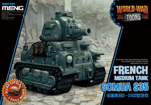 Meng Model WWT-009 French Medium Tank Somua S-35