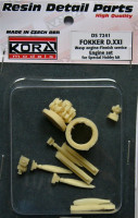 Kora Model DS7241 Fokker D.XXI - Engine Set Wasp engine (SPH) 1/72