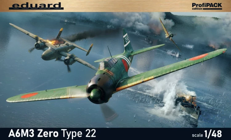 Eduard 82214 A6M3 Zero Type 22 (PROFIPACK) 1/48