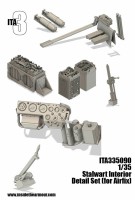 Inside the Armour ITA335090 Alvis FV622 STALWART INTERIOR detail set 1/35