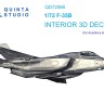 Quinta studio QD72066 F-35B (Academy) 3D Декаль интерьера кабины 1/72