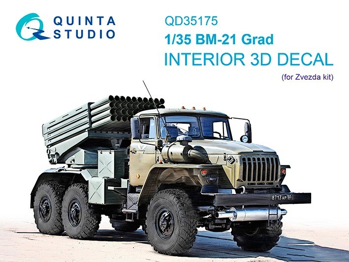 Quinta studio QD35175 БМ-21 Град (Звезда) 1/35