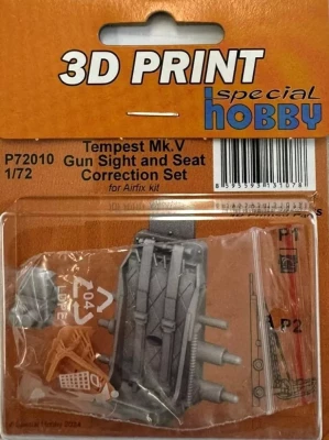 CMK P72010 Tempest Mk.V Gun Sight&amp;Seat Correction Set 1/72