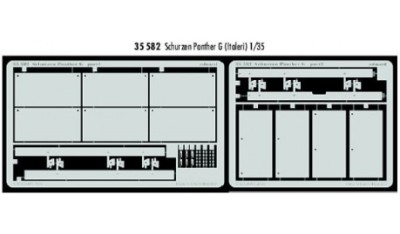 Eduard 35582 Экраны Пантера Ausf. G 1:35