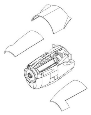 CMK 7090 P-38 lightning - engine set for ACA 1/72