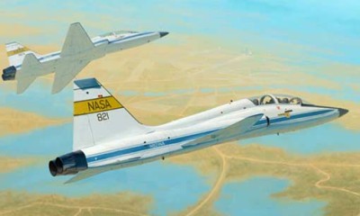 Trumpeter 02878 Американский учебный Самолет T-38C Talon (вариант NASA) 1/48