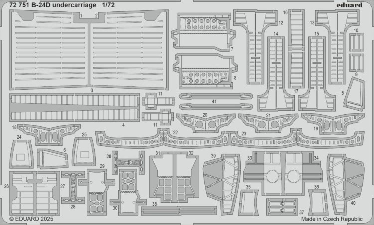 Eduard BIG72190 B-24D part II (AIRF) 1/72