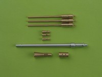 Master SM-35-003 Schnellboot Typ S-100 armament gun barrels - Flak M42 3,7cm (1pcs) and Flak 38 20mm (3pcs)