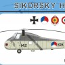 Mark 1 Model MKM144146 1/144 Sikorsky H-34 In Europe (4x camo) 1/144