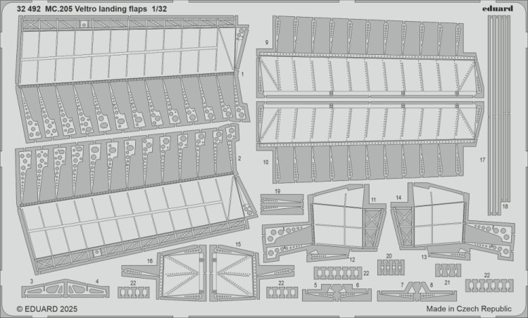 Eduard BIG33165 BRASSIN MC.205 Veltro (ITAL) 1/32