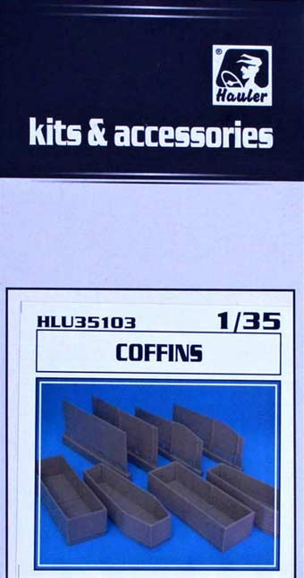 Hauler HLU35103 Coffins - 4 pcs. (resin set) 1/35