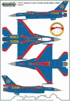 Model Maker Decals D48171 Belgian Lockheed-Martin F-16AM 75 Years 2ND Squadron "Comet" 1/48