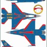 Model Maker Decals D48171 Belgian Lockheed-Martin F-16AM 75 Years 2ND Squadron "Comet" 1/48