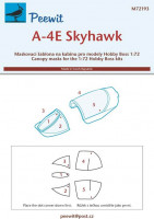 Peewit PW-M72193 1/72 Canopy mask A-4E Skyhawk (HOBBYB)