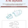 Peewit PW-M72193 1/72 Canopy mask A-4E Skyhawk (HOBBYB)