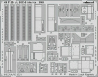 Eduard 491159 SET Ju 88C-6 interior (ICM) 1:48