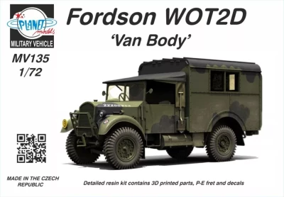Planet Models MV72135 Fordson WOT2D 'Van Body' 1/72