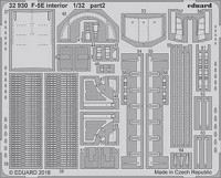 Eduard 32930 F-5E interior 1/32