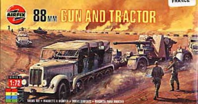 Airfix 02303 88-Мм Пушка с Транспортером 1/76