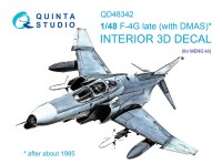 Quinta studio QD48342 F-4G late (Meng) 3D Декаль интерьера кабины 1/48