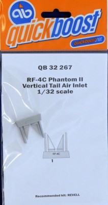 QuickBoost QB32267 RF-4C Phantom II vercital tail air inlet 1/32