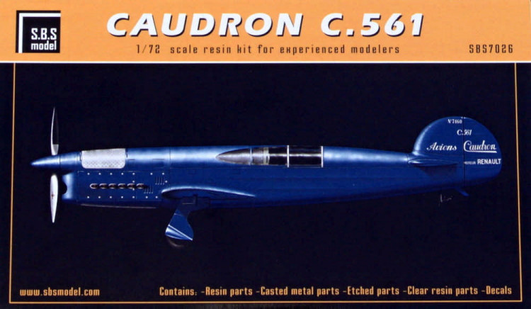 SBS model M7026 Caudron C.561 (1x camo, resin kit) 1/72