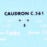 SBS model M7026 Caudron C.561 (1x camo, resin kit) 1/72