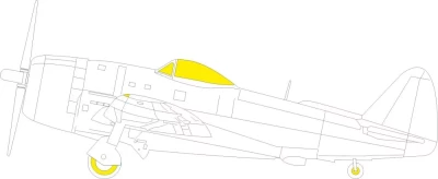 Eduard EX1026 Mask P-47D-30 TFace (MINA) 1/48