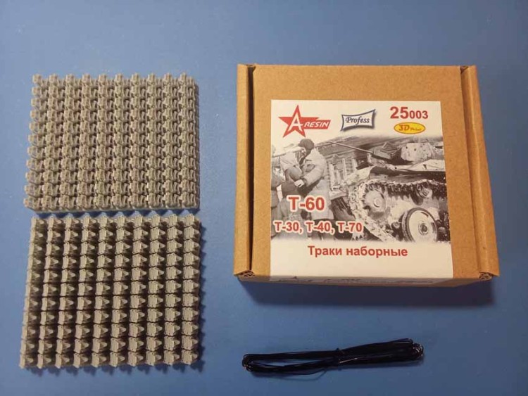 A-resin 25003 Т-60,Т-30,Т-40,Т-70 Траки наборные 1/25