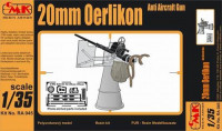 CMK 3545 1/35 20mm Oerlikon Anti Aircraft Gun (incl.PE set)