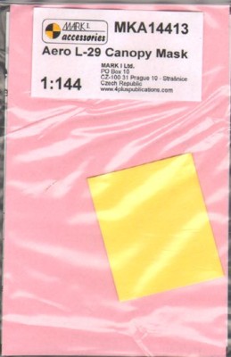 Mark 1 Models MKA-14413 Aero L-29 Canopy Mask 1/144