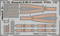 Eduard 33183 Mosquito B Mk.IX seatbelts STEEL 1/32