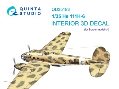 Quinta studio QD35183 He 111H-6 (Border Model) 1/35