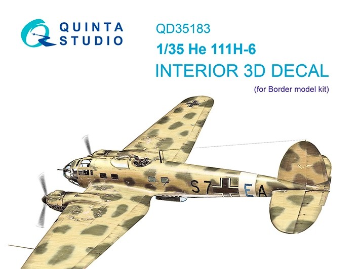 Quinta studio QD35183 He 111H-6 (Border Model) 1/35