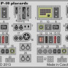 Eduard 32786 P-40 placards