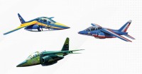 Revell 03810 Dassault Alpha Jet (3 Kits) 50th anniversary 1/144