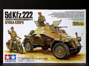 Tamiya 35286 SdKfz 222 Африка + DKW NZ350 1/35