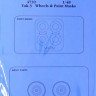 Aires 4739 Yak-3 wheels & paint masks 1/48