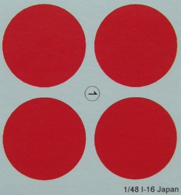 LF Model C4801 Decals for I-16 over Japan 1/48