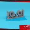 Armory ARAW48425 de Havilland DH.89A Dragon Rapide wheels with weighted tyres 1/48