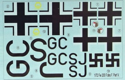 LF Model C72201 Decals Focke Wulf Fw 200 Condor (REV) Vol V 1/72