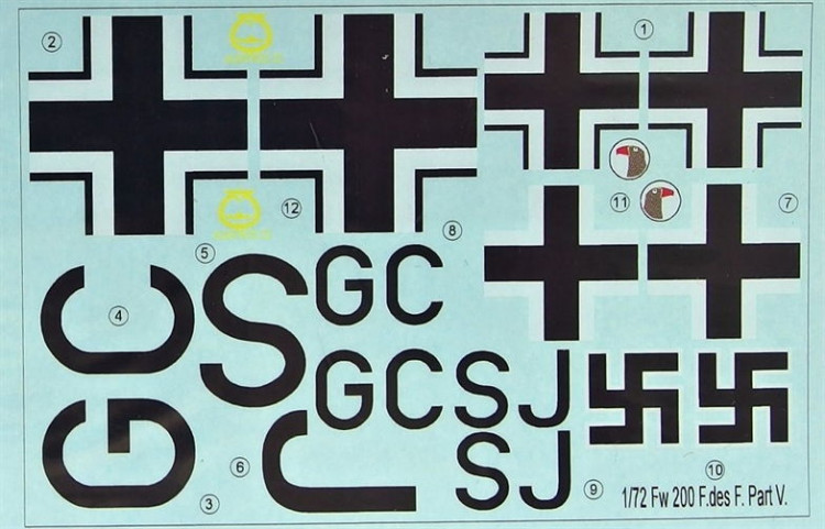 LF Model C72201 Decals Focke Wulf Fw 200 Condor (REV) Vol V 1/72