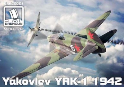 Brengun BRP 72021 Jak-1 (mod. 1942) 1/72