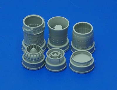 Amigo Models AМG 48012-4 MiG-21 SMT exhaust nozzle of R13F-300 1/48
