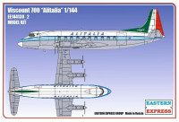 Восточный Экспресс 144138-2 Viscount 700 ALITALIA (Limited Edition) 1/144